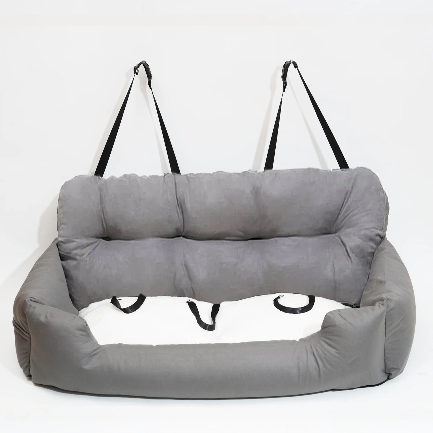 Large Travel Dog Car Seat Carrier – Foldable Hammock Design