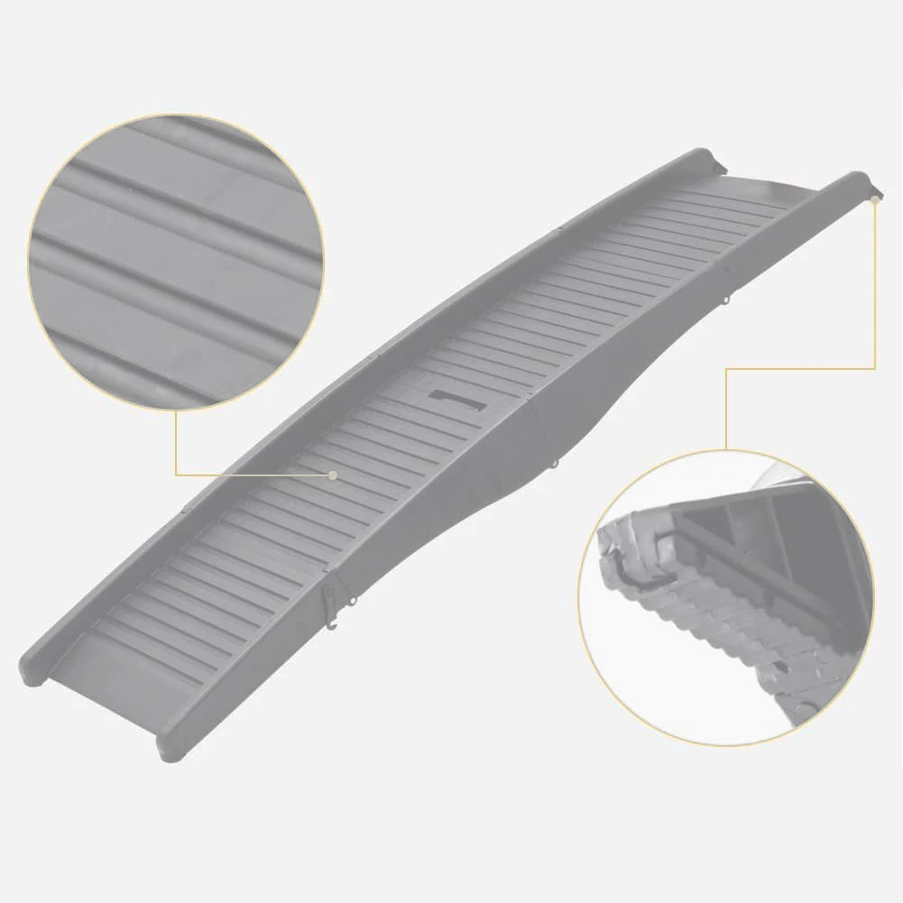 Folding Dog Car Ramp – Non-Slip Steps for Large & Medium Pets