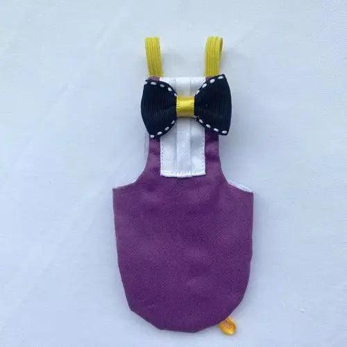 Stylish Cockatiel Tuxedo with Diaper – Bird Flight Suit Outfit