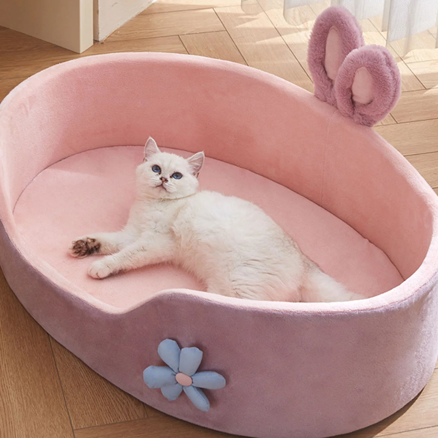 Detachable & Washable Soft Pet Bed – Comfortable Dog & Cat Bed All Seasons