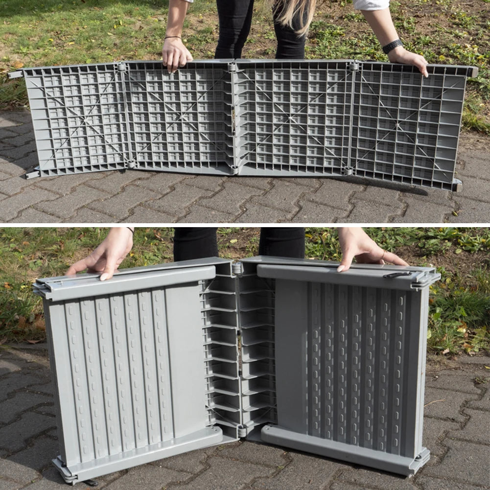 Folding Dog Car Ramp – Non-Slip Steps for Large & Medium Pets