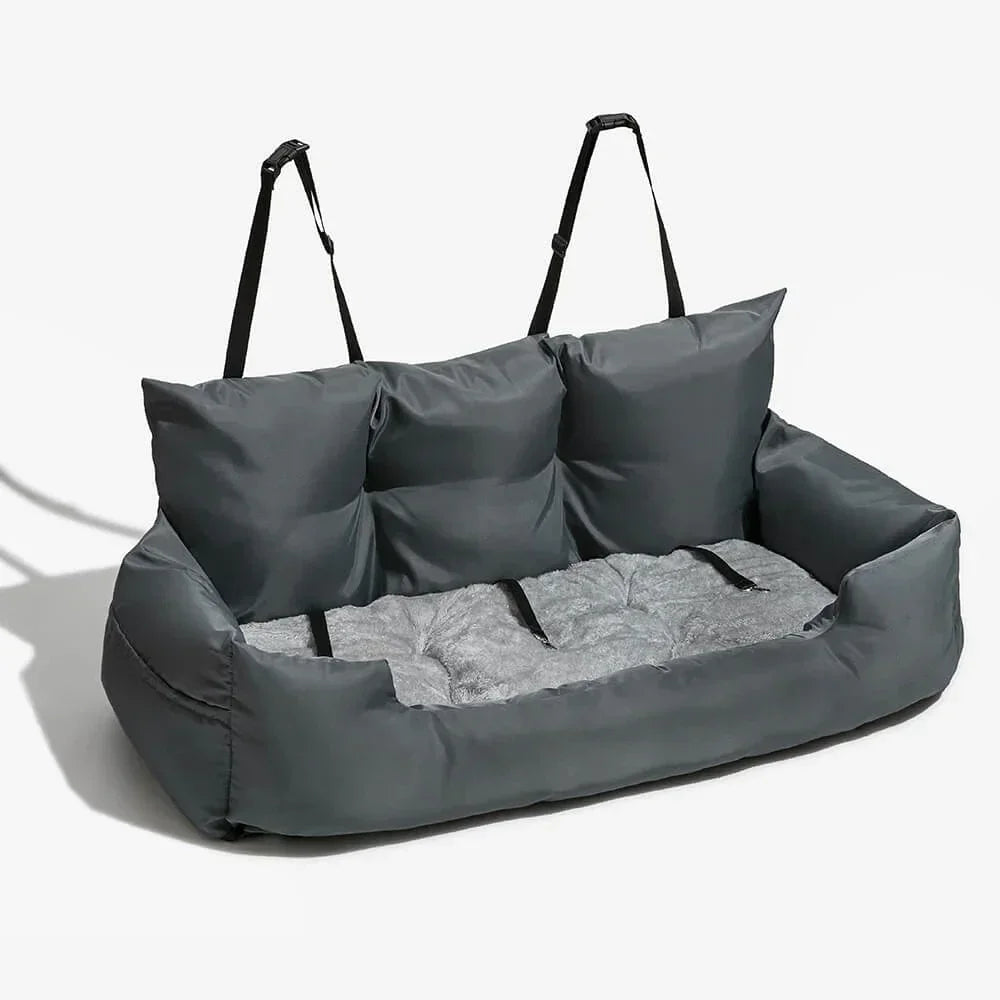 Large Travel Dog Car Seat Carrier – Foldable Hammock Design