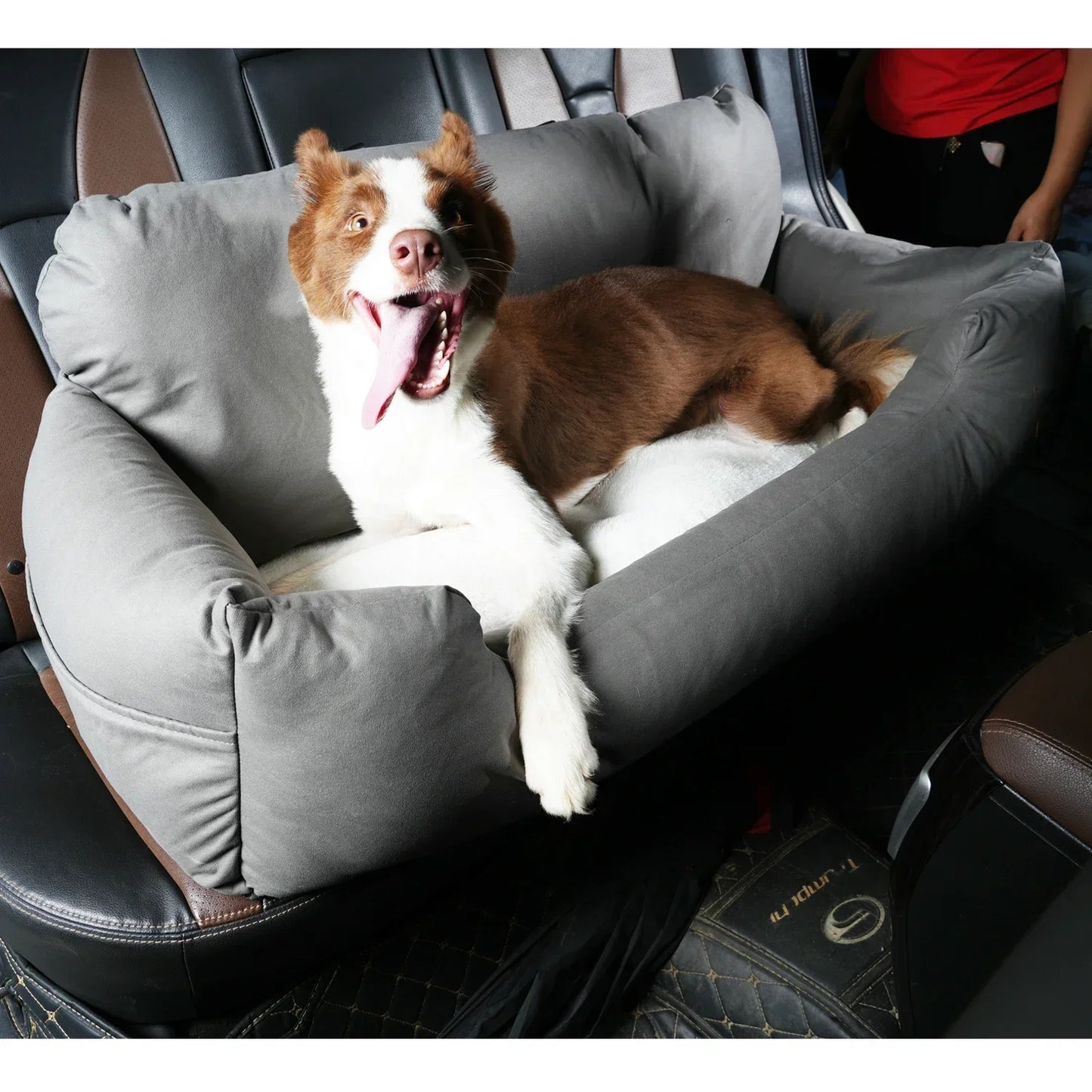 Large Travel Dog Car Seat Carrier – Foldable Hammock Design
