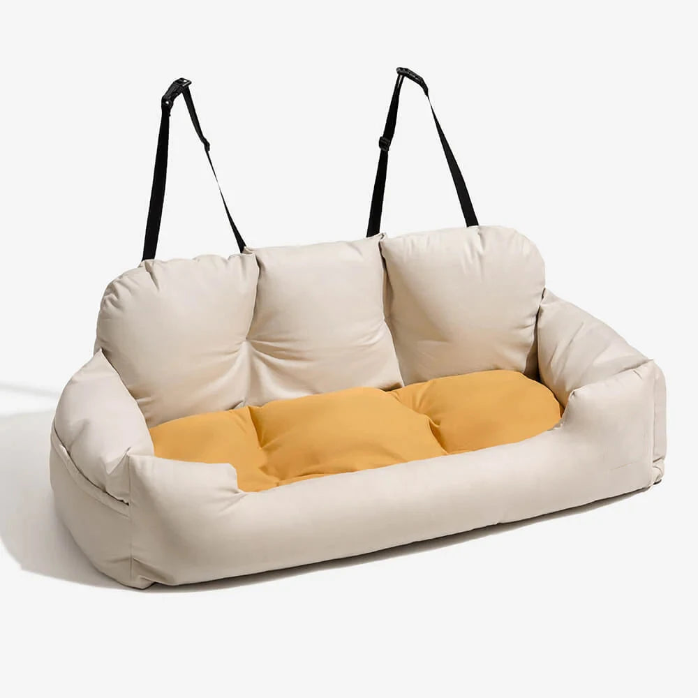 Large Travel Dog Car Seat Carrier – Foldable Hammock Design