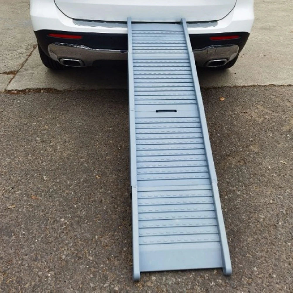 Folding Dog Car Ramp – Non-Slip Steps for Large & Medium Pets