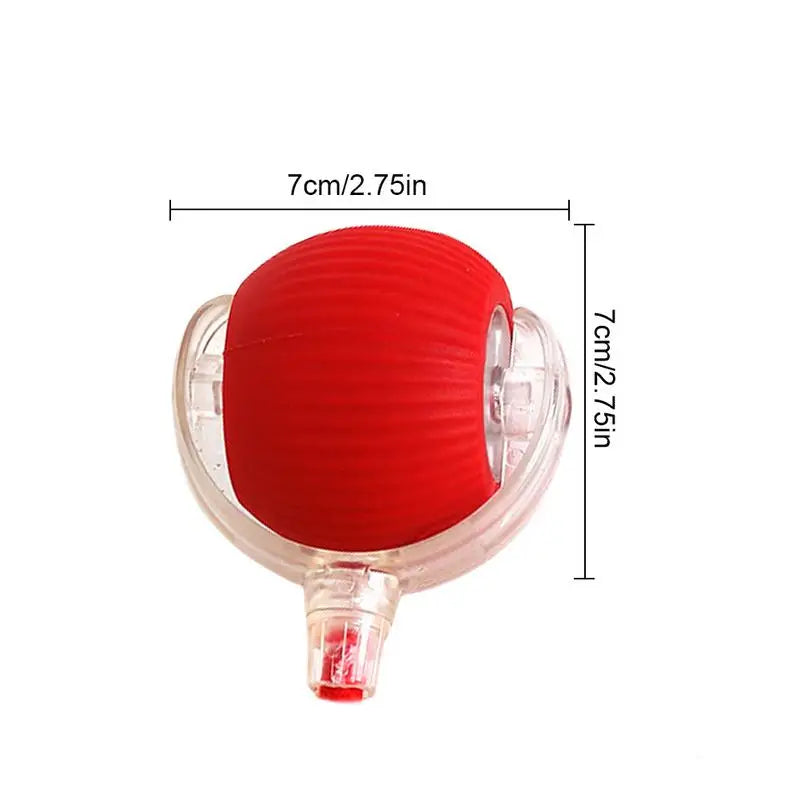 Smart Rolling Cat Ball Toy with Faux Tail – Rechargeable & Fun