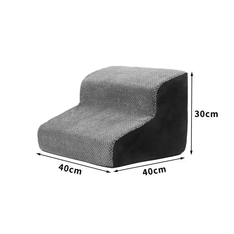Pet Stairs for Small Dogs & Cats – 1–3 Step Washable Ramp