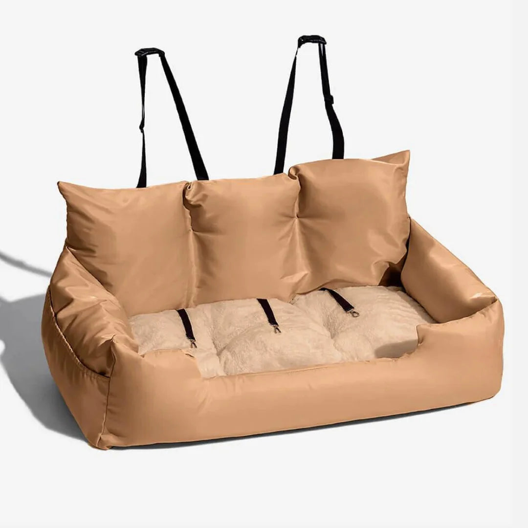 Large Travel Dog Car Seat Carrier – Foldable Hammock Design
