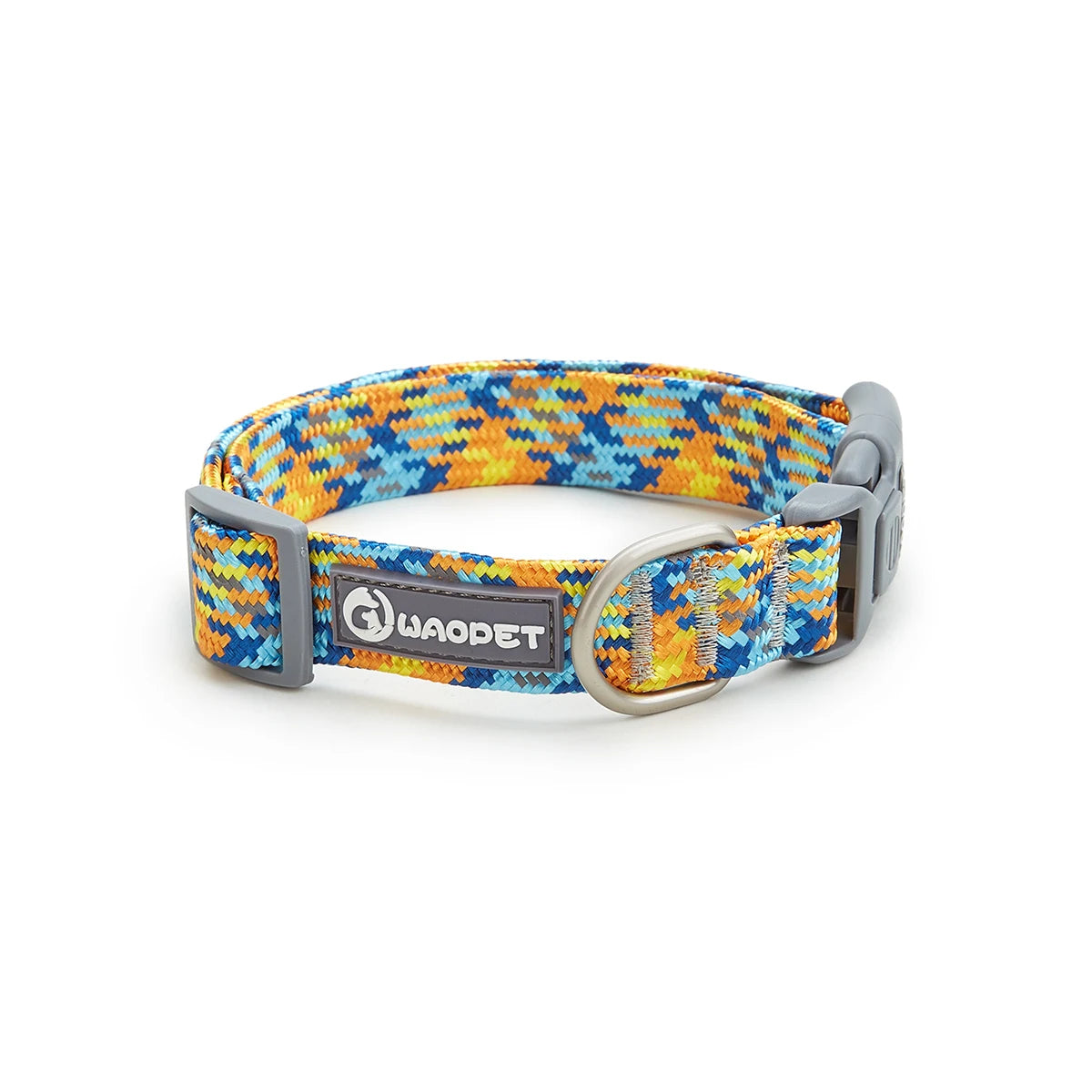 Reflective Nylon Dog Collar – Adjustable, Durable for All Breeds