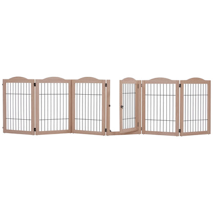 Arf Pets 2-Panel Foldable Dog Gate – Freestanding Wood Barrier