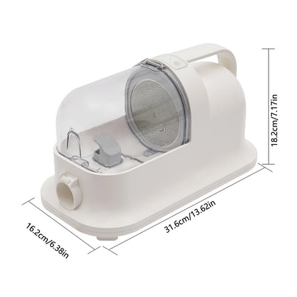 3-in-1 Pet Grooming Vacuum, Low-Noise Trimmer & 11800Pa Suction