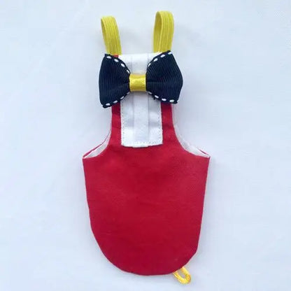 Stylish Cockatiel Tuxedo with Diaper – Bird Flight Suit Outfit