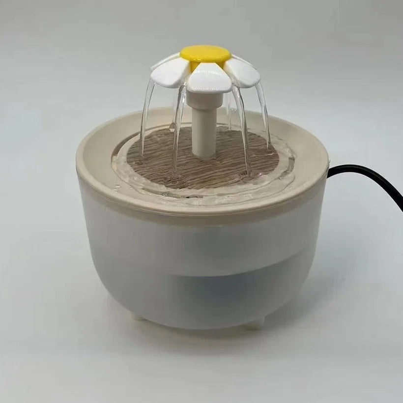 USB Pet Water Fountain with Filter – Quiet 1.2L Cat Dispenser