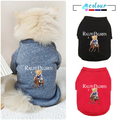 Pet Sweatshirt – Hoodless Polyester Dog Shirt for Small Breeds