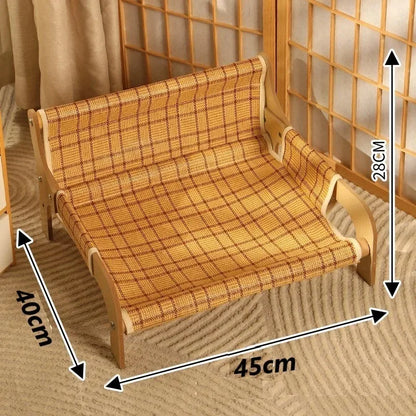 Cooling Summer Cat Sofa Bed – Comfy Pet Lounger for Kittens