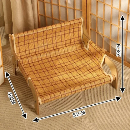 Cooling Summer Cat Sofa Bed – Comfy Pet Lounger for Kittens