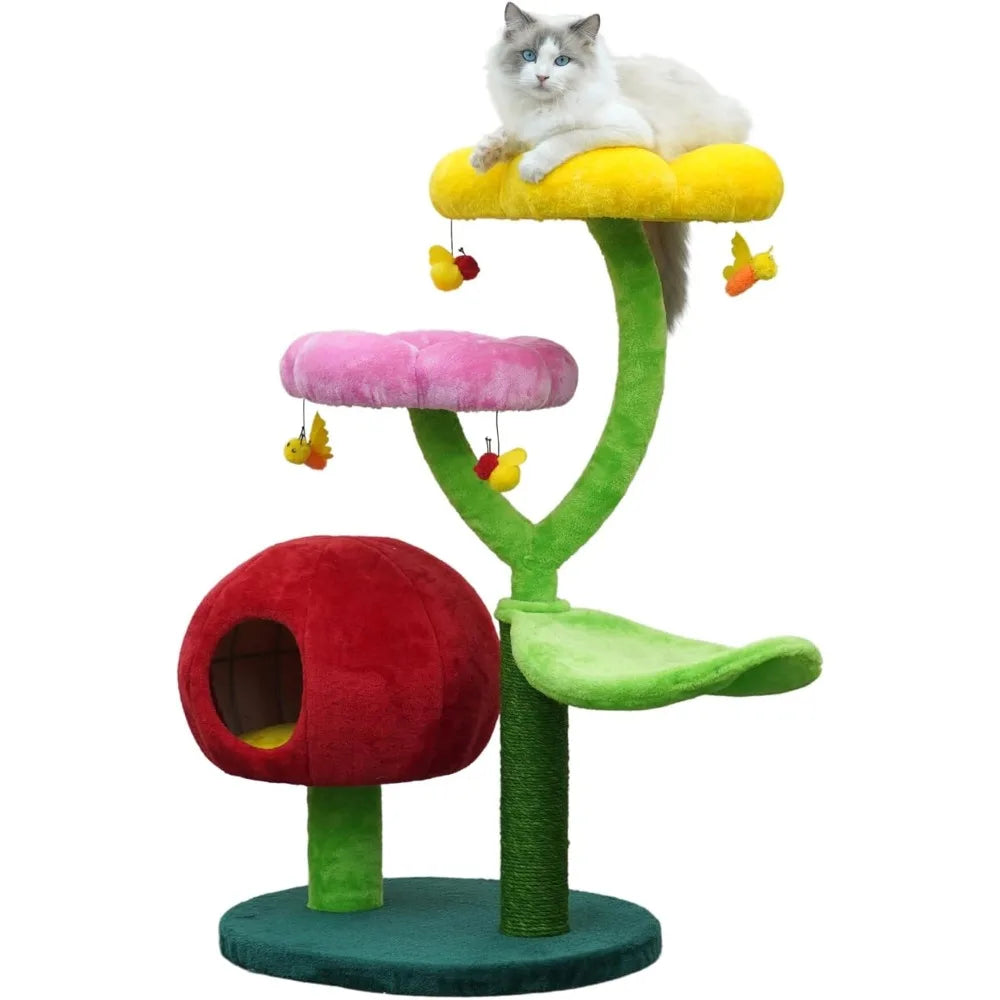 Catry Cat Tree – All-in-One Cat Furniture with Lounger & Tower