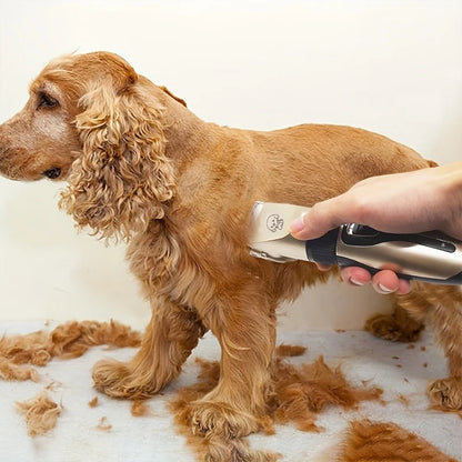 Electric Pet Hair Trimmer Kit, Precision Clippers for Dogs & Cats